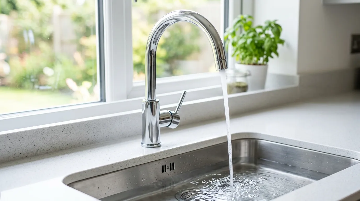 Local Plumbing Master Pros same day plumber fixing a faucet in Green Valley, WI